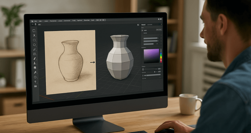 An image to 3D tutorial with RealityMAX